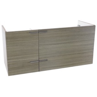 Vanity Cabinet 47 Inch Wall Mount Larch Canapa Double Bathroom Vanity Cabinet ACF L412LC